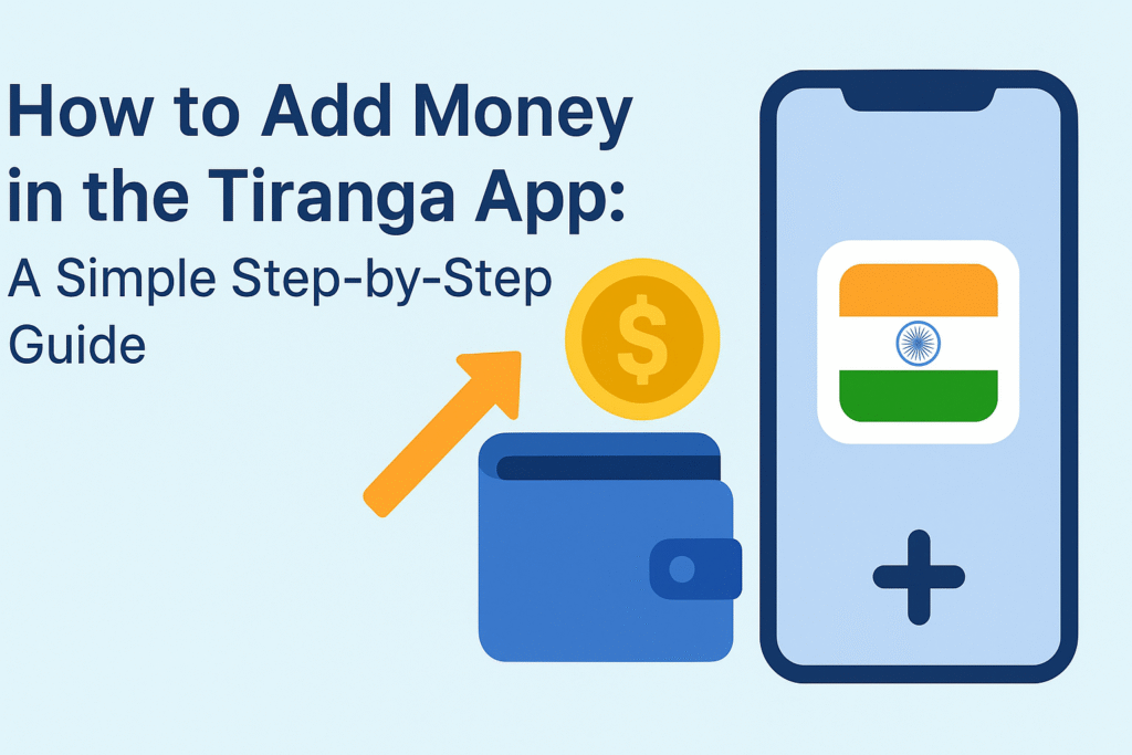 Add Money in the Tiranga App